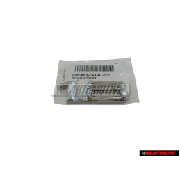 Audi Original 1.8 Arrière Embleme Monogramme Logo Chrome - 8D5853743A 2ZZ