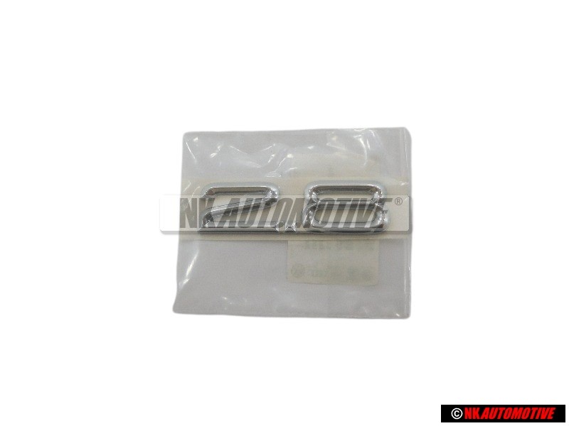 Audi Original 2.8 Arrière Embleme Monogramme Logo Chrome - 8D5853743E 2ZZ