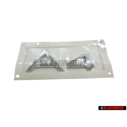 Audi Original A4 Arrière Embleme Monogramme Logo Chrome - 8E0853741 2ZZ