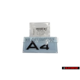 Audi Original A4 Arrière Embleme Monogramme Logo Noir - 8W0853741 T94