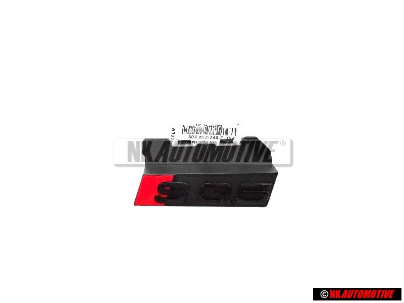Audi Original SQ5 Avant Embleme Monogramme Logo Noir Rouge - 80A853736E T94