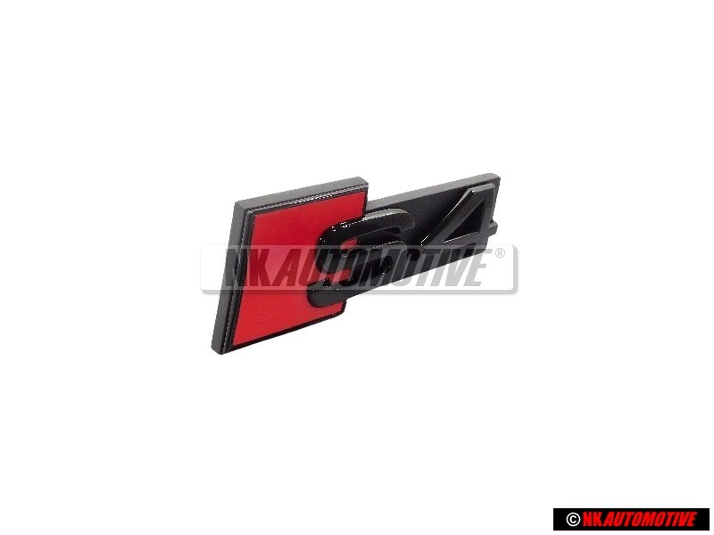Audi Original S4 Avant Embleme Monogramme Logo Noir Rouge - 8W0853736F T94