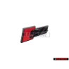 Audi Original S4 Avant Embleme Monogramme Logo Noir Rouge - 8W0853736F T94