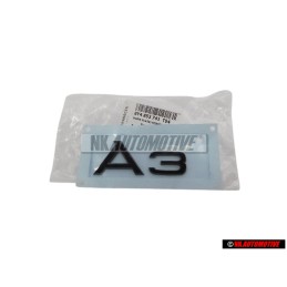 Audi Original A3 Arrière Embleme Monogramme Logo Noir - 8Y4853741 T94