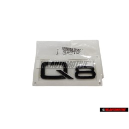 Audi Original Q8 Arrière Embleme Monogramme Logo Noir - 4M8853741B T94