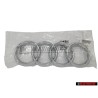 Audi Original Anneaux Avant Embleme Logo Chrome - 4L0853601 2ZZ