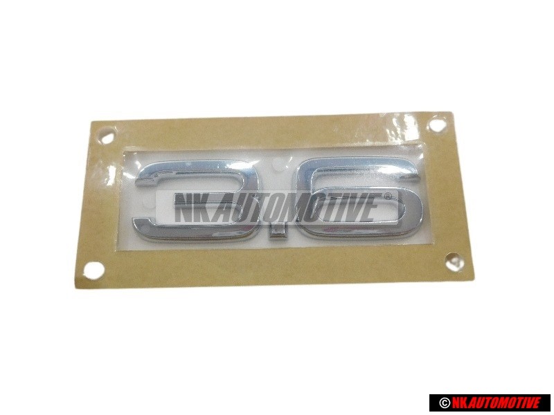 Audi Original 3.6 Arrière Embleme Monogramme Logo Chrome - 4L0853743A 2ZZ