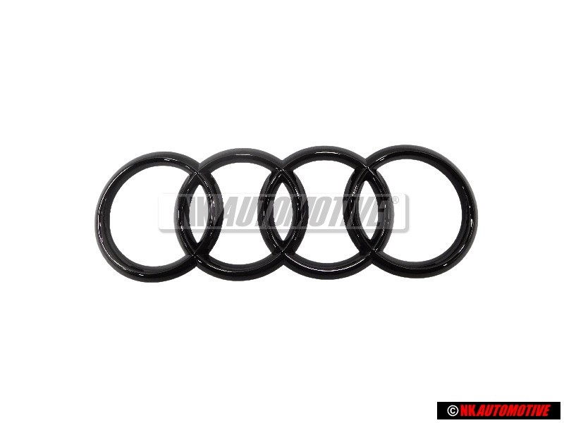 Audi Original Anneaux Avant Embleme Logo Noir - 80A853605C T94
