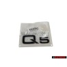 Audi Original Q5 Arrière Embleme Monogramme Logo Noir - 8R0853741A T94
