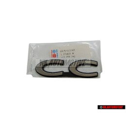 Audi Original CC Arrière Embleme Monogramme Logo Argent - 443853741