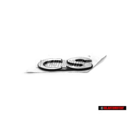 Audi Original CS Arrière Embleme Monogramme Logo Argent - 443853741A 2ZZ