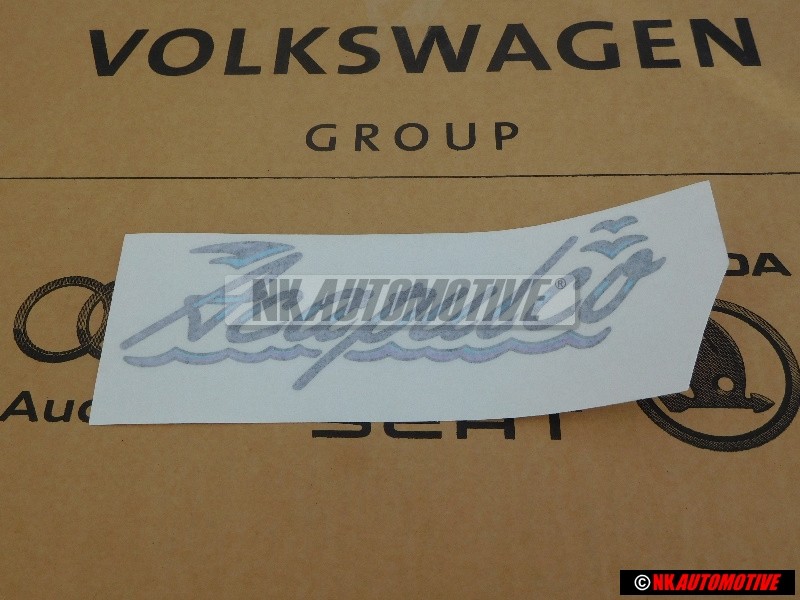 VW Original Inscription Sur Film Gris Bleu/Violet - 155853687S F80