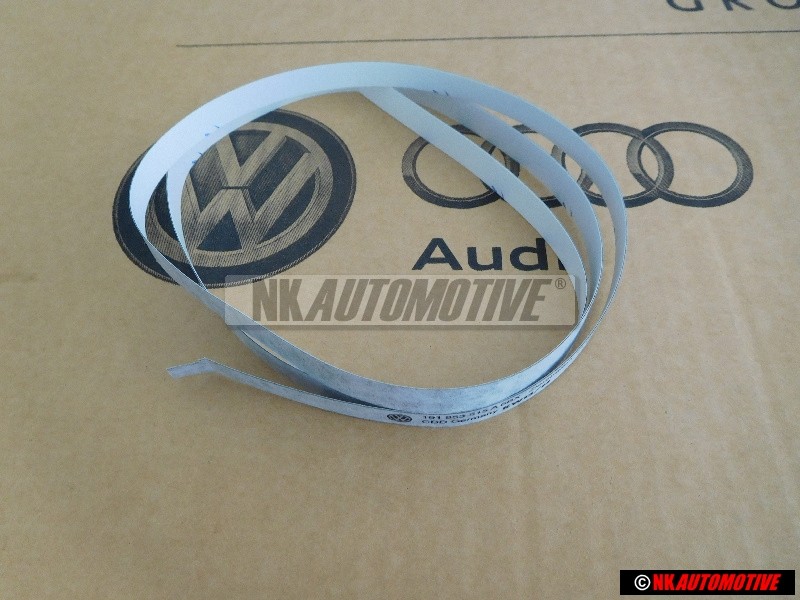 VW Original Bande Decorative P. Porte Noir Satine - 191853515A 6BX