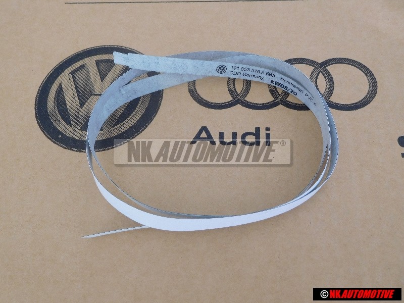 VW Original Bande Decorative P. Porte Noir Satine - 191853516A 6BX