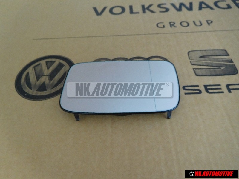 VW Original Miroir (Aspherique - Grand Angle) Avec Plaque-Support - 191857521K