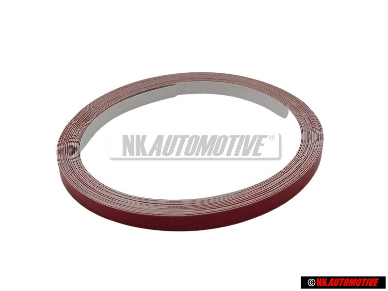 VW Original Bande Decorative P. Pare-Shocs Rouge - 1H0807243 3ZR
