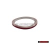 VW Original Bande Decorative P. Pare-Shocs Rouge - 1H0807243 3ZR