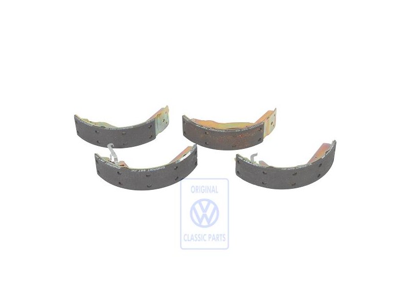 VW Original 1 Serie Segments Frein Avec Garnitures - 251698531LX