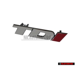 VW Original TDI Avant Embleme Monogramme Logo Chrome Rouge - 2D0853679B EQW