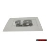 VW Original 1.8 Arrière Embleme Monogramme Logo Chrome - 3B0853675 739