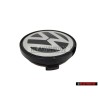 VW Original Enjoliveur De Roue Couleurs Chromees/Noir - 7D0601165 BXF