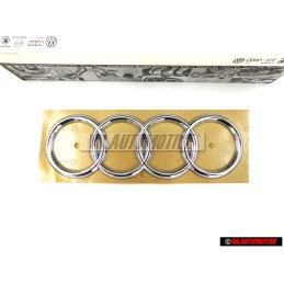 Audi Original Anneaux Arrière Embleme Logo Chrome - 441853742 2ZZ