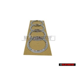 Audi Original Anneaux Arrière Embleme Logo Chrome - 441853742 2ZZ