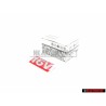 VW Original 16V Arrière Embleme Monogramme Logo Chrome - 377853687CN
