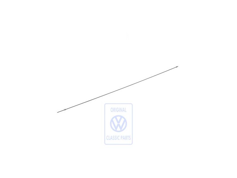 VW Original Tuyau De Frein Fini Evase, Longueur: - 191611996D