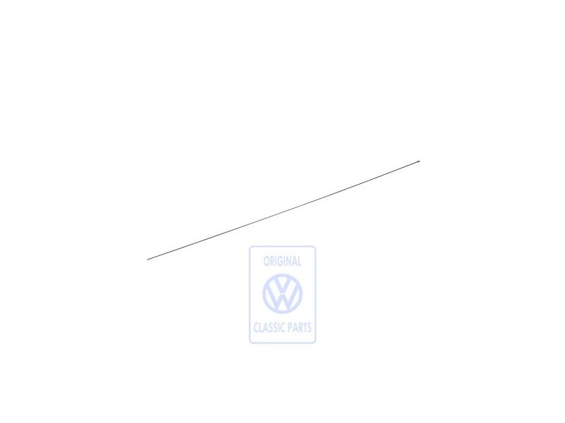 VW Original Tuyau De Frein Fini Evase, Longueur: - 191611996F