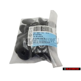 VW Original Obturateur Noir Satine - 321863119 01C