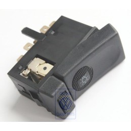 VW Original Commutateur D'Eclairage Noir Satine - 535941531F 01C