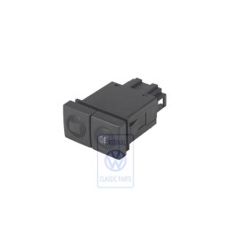 VW Original Commutateur P. Phare Antibrouillard Noir Satine - 535941535C 01C