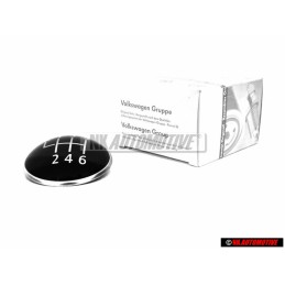 VW Original 6-Vitesses Bouton D’Engrenage Plaquette Embleme - 1K0711144A