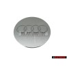 Audi Original Enjoliveur De Roue Argent - 8A0601171B Z17