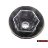 VW Original Capuchon De Boulon De Roue Noir Satine - 1K0601173 9B9
