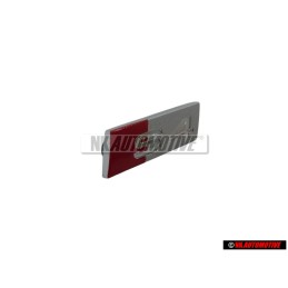 Audi Original S4 Volant Plaquette Embleme Logo Chrome Rouge- 8D0419685B