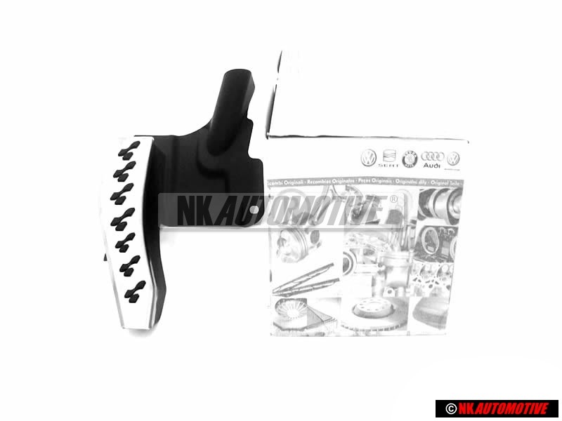 VW Original Support P. Repose-Pied Noir Satin/Chrome - 1J2864551 B41