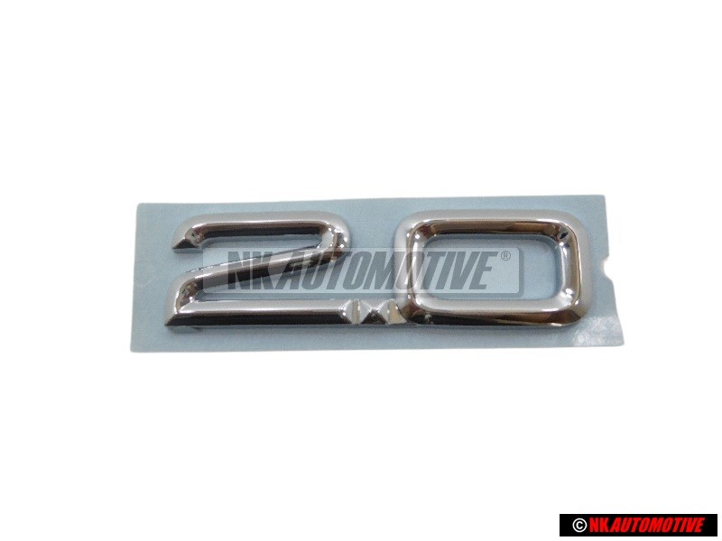 Audi Original 2.0 Arrière Embleme Monogramme Logo Chrome - 8A0853743C 2ZZ