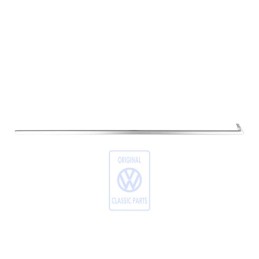 Audi Original Baguette Deco Vitre Laterale Aluminiun-Mat - 8D9853345B 1L1