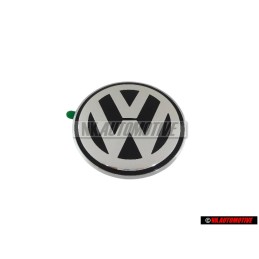 VW Original Arrière Embleme Logo Noir Chrome - 1C0853630K WV9