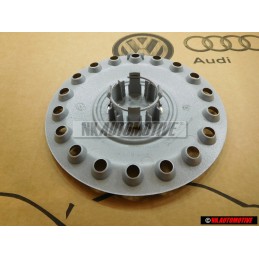 VW Original Enjoliveur De Roue Argent Brillant/Bleu - 1C0601149D GTT