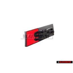 Audi Original S3 Avant Embleme Monogramme Logo Noir Rouge - 8P0853736A T94