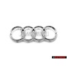 Audi Original Anneaux Avant Embleme Logo Chrome - 4E0853605A 2ZZ