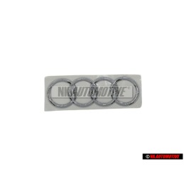 Audi Original Anneaux Arrière Embleme Logo Chrome - 8H0853742 2ZZ