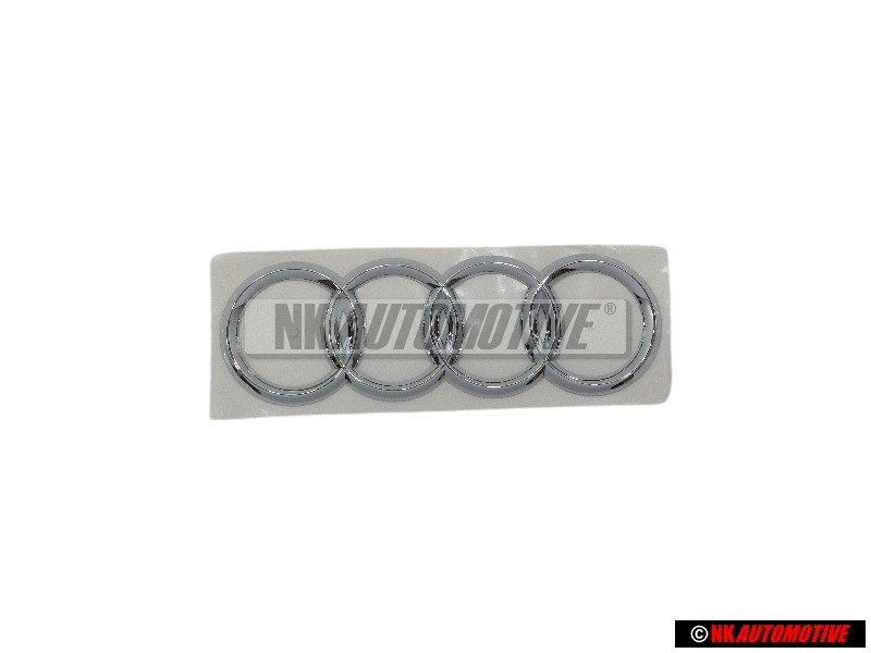 Audi Original Anneaux Arrière Embleme Logo Chrome - 8H0853742 2ZZ