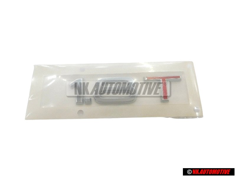 Audi Original 1.8T Arrière Embleme Monogramme Logo Chrome Rouge - 8L0853743H 2ZZ