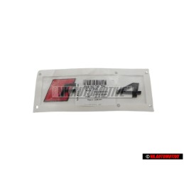 Audi Original RS4 Arrière Embleme Monogramme Logo Noir Rouge - 8W9853740 T94