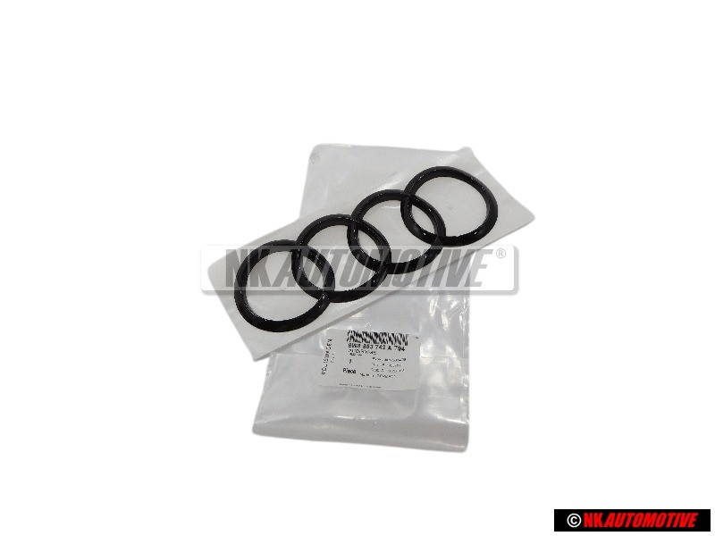 Audi Original Anneaux Arrière Embleme Logo Noir - 8W8853742A T94
