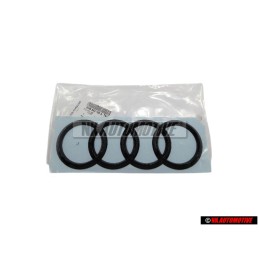 Audi Original Anneaux Arrière Embleme Logo Noir - 8W6853742A T94